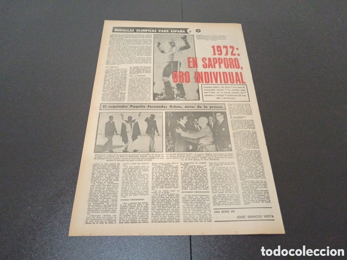 Coleccionismo deportivo: MARCA 22/07/1972 - Foto 6