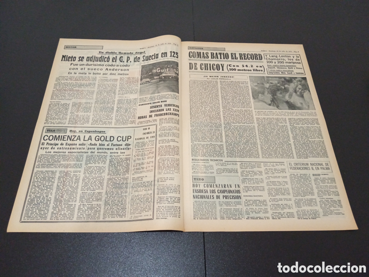 Coleccionismo deportivo: MARCA 23/07/1972 - Foto 2