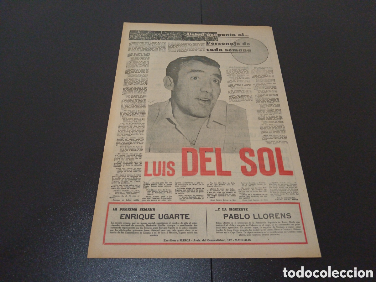 Coleccionismo deportivo: MARCA 23/07/1972 - Foto 6