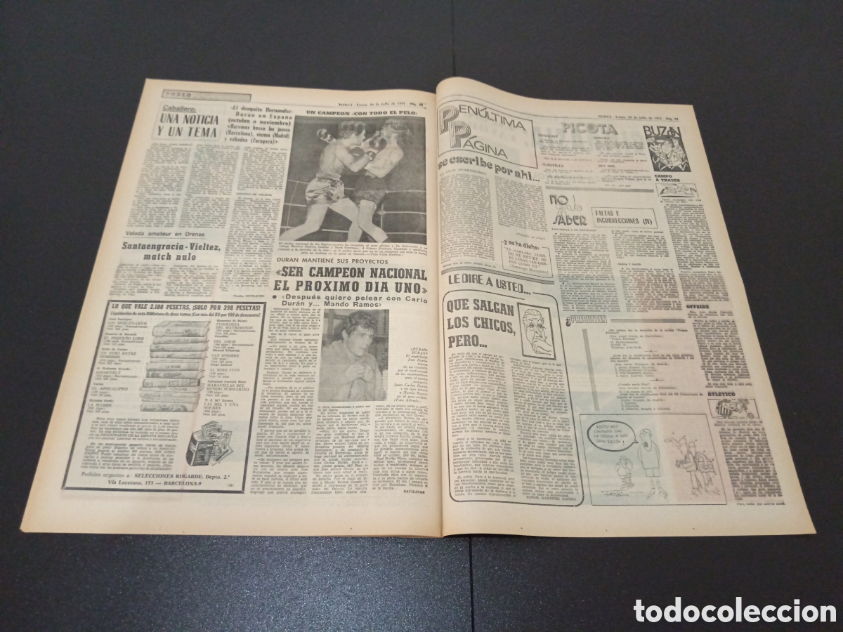 Coleccionismo deportivo: MARCA 24/07/1972 - Foto 6