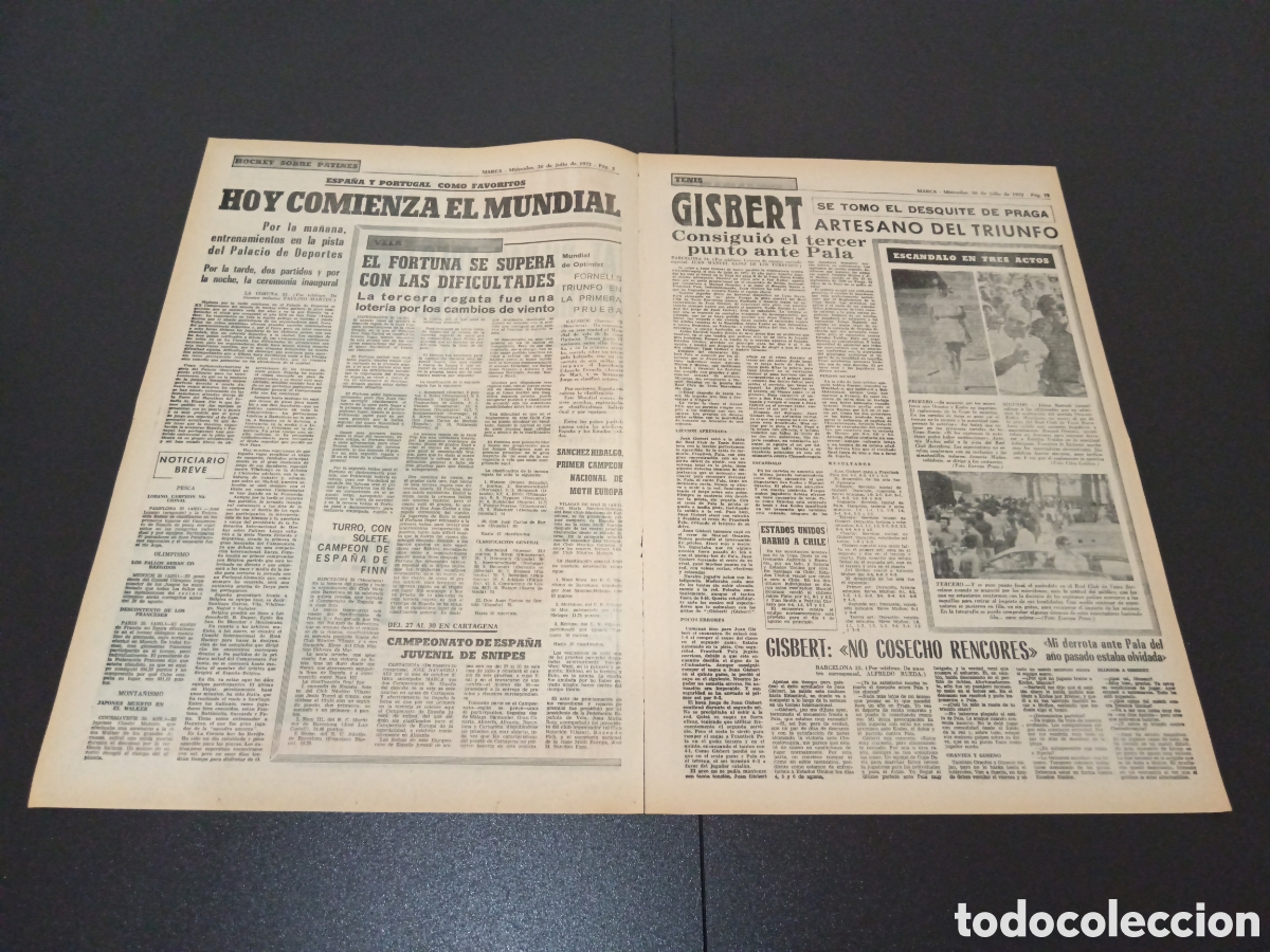 Coleccionismo deportivo: MARCA 26/07/1972 - Foto 2