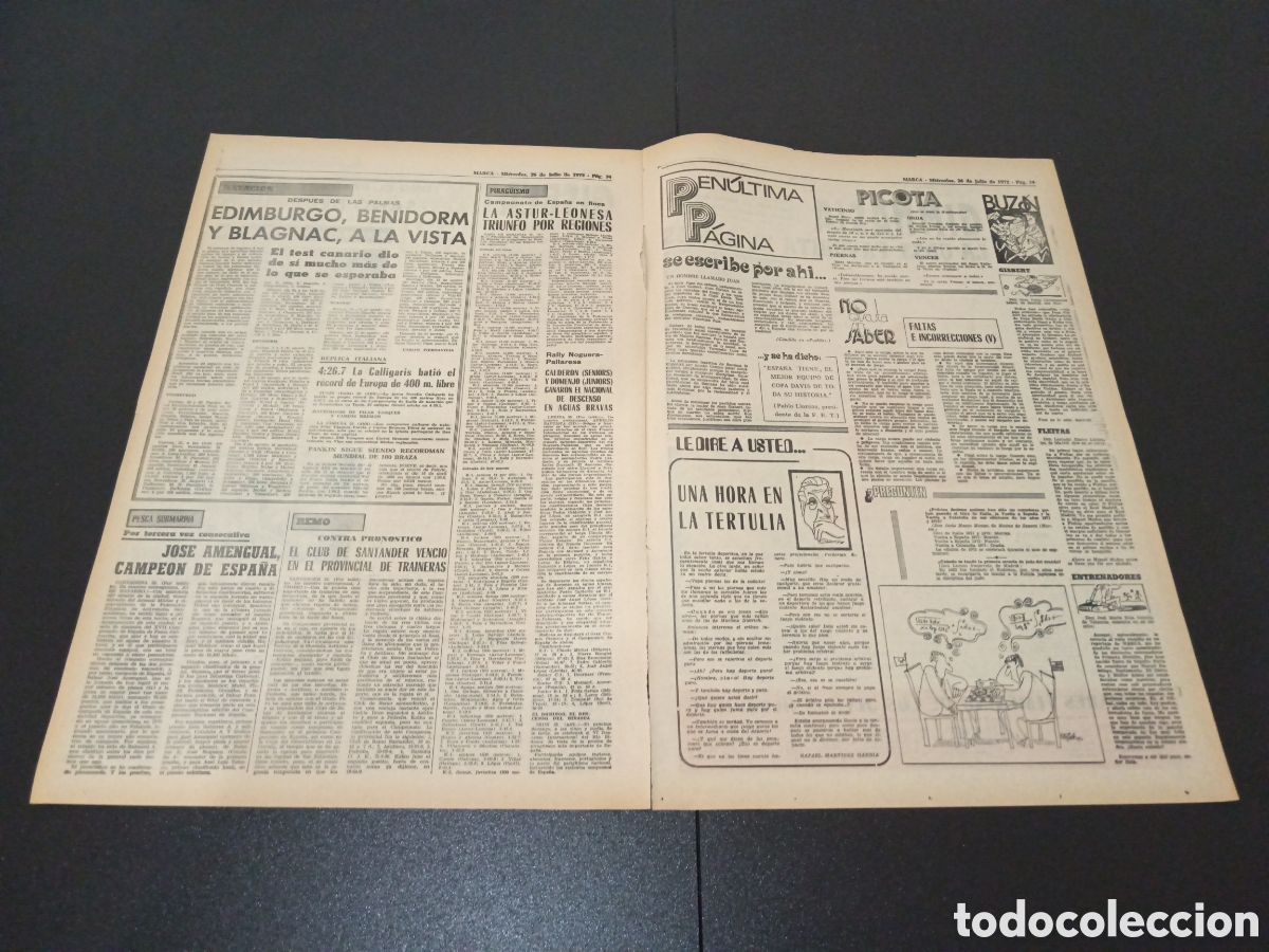 Coleccionismo deportivo: MARCA 26/07/1972 - Foto 3