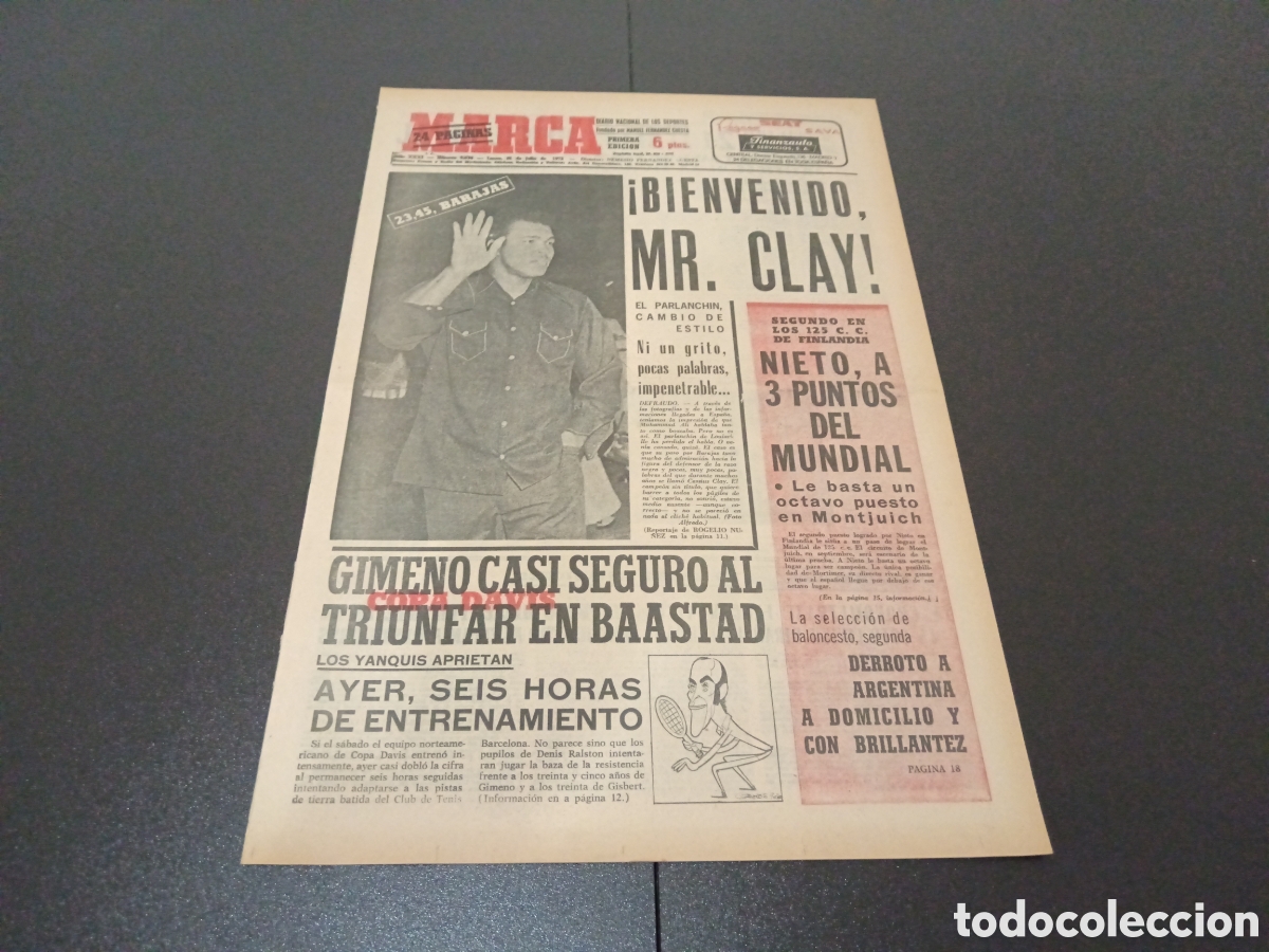 Coleccionismo deportivo: MARCA 31/07/1972 - Foto 1