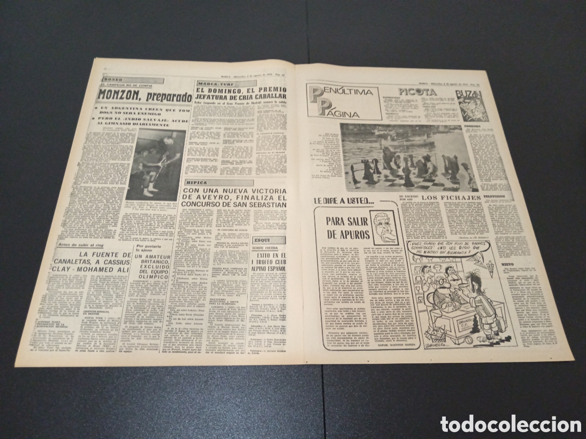 Coleccionismo deportivo: MARCA 02/08/1972 - Foto 3