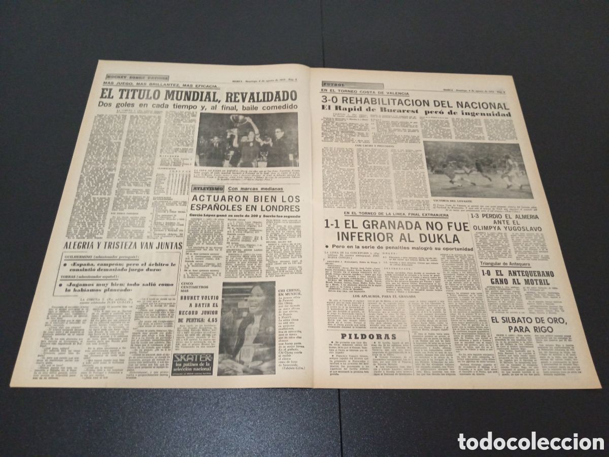 Coleccionismo deportivo: MARCA 06/08/1972 - Foto 2