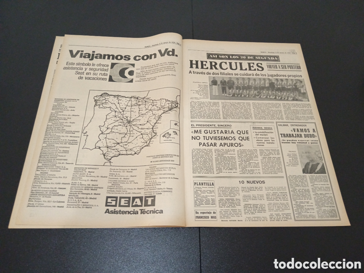 Coleccionismo deportivo: MARCA 06/08/1972 - Foto 3