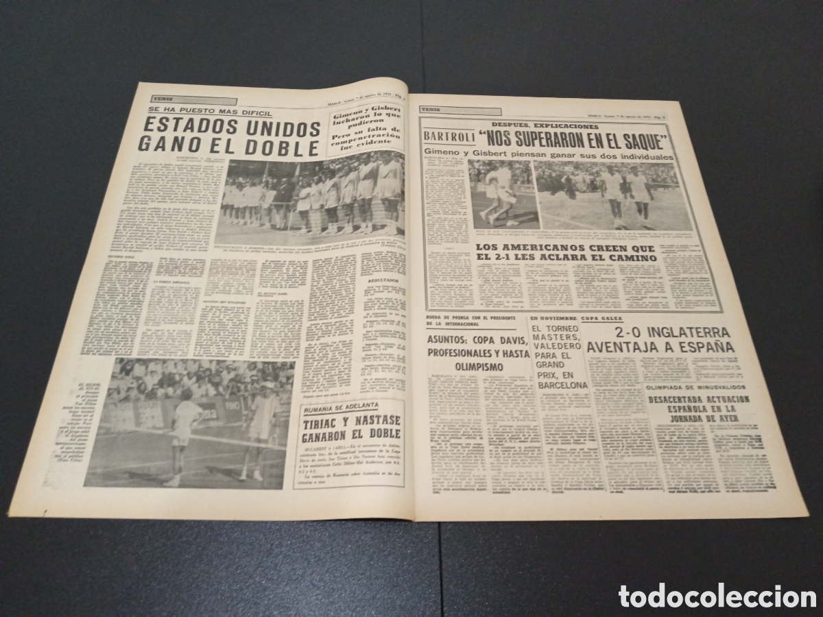 Coleccionismo deportivo: MARCA 07/08/1972 - Foto 2