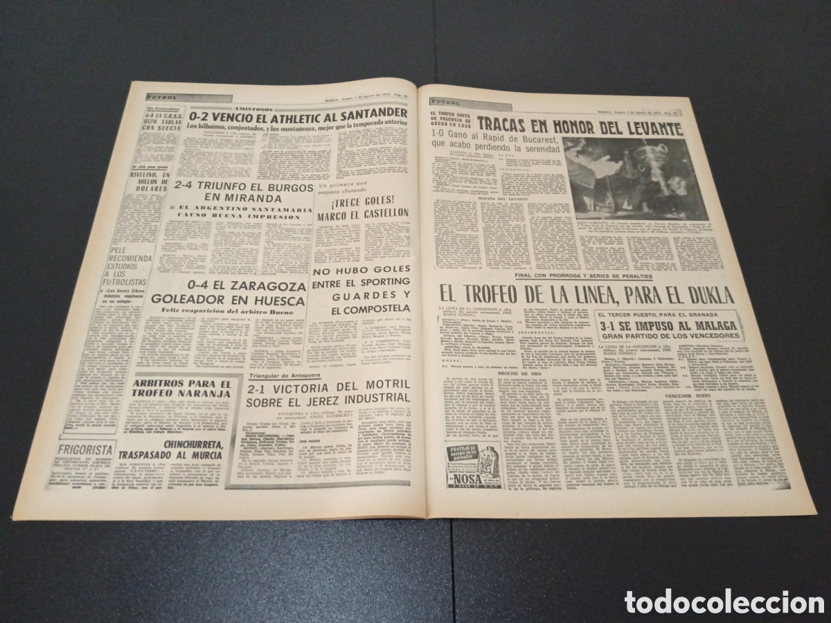 Coleccionismo deportivo: MARCA 07/08/1972 - Foto 4