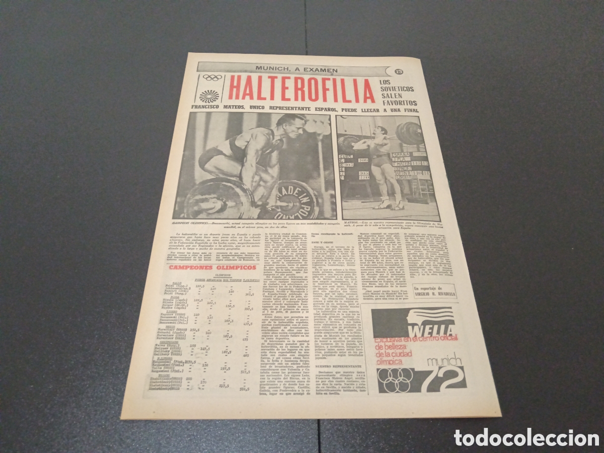 Coleccionismo deportivo: MARCA 07/08/1972 - Foto 7