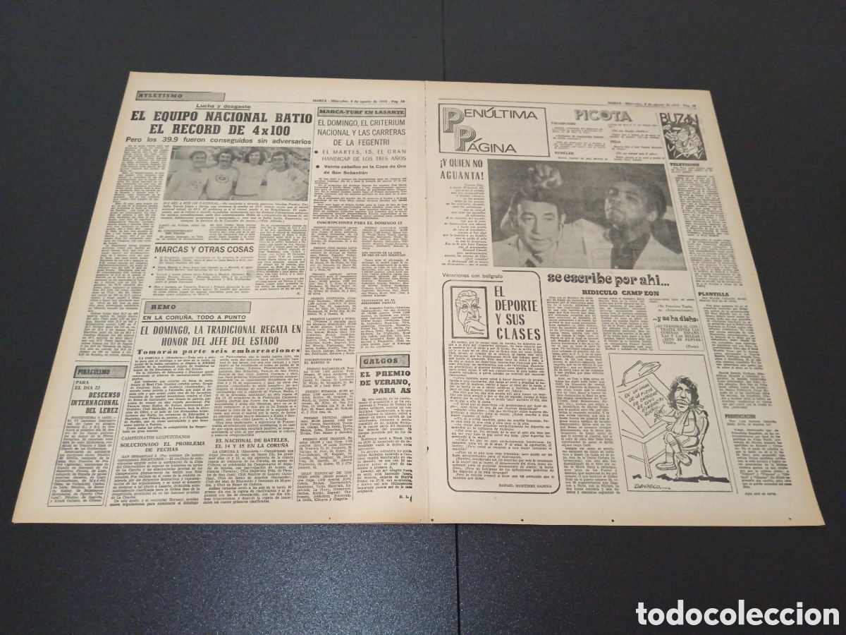 Coleccionismo deportivo: MARCA 09/08/1972 - Foto 3