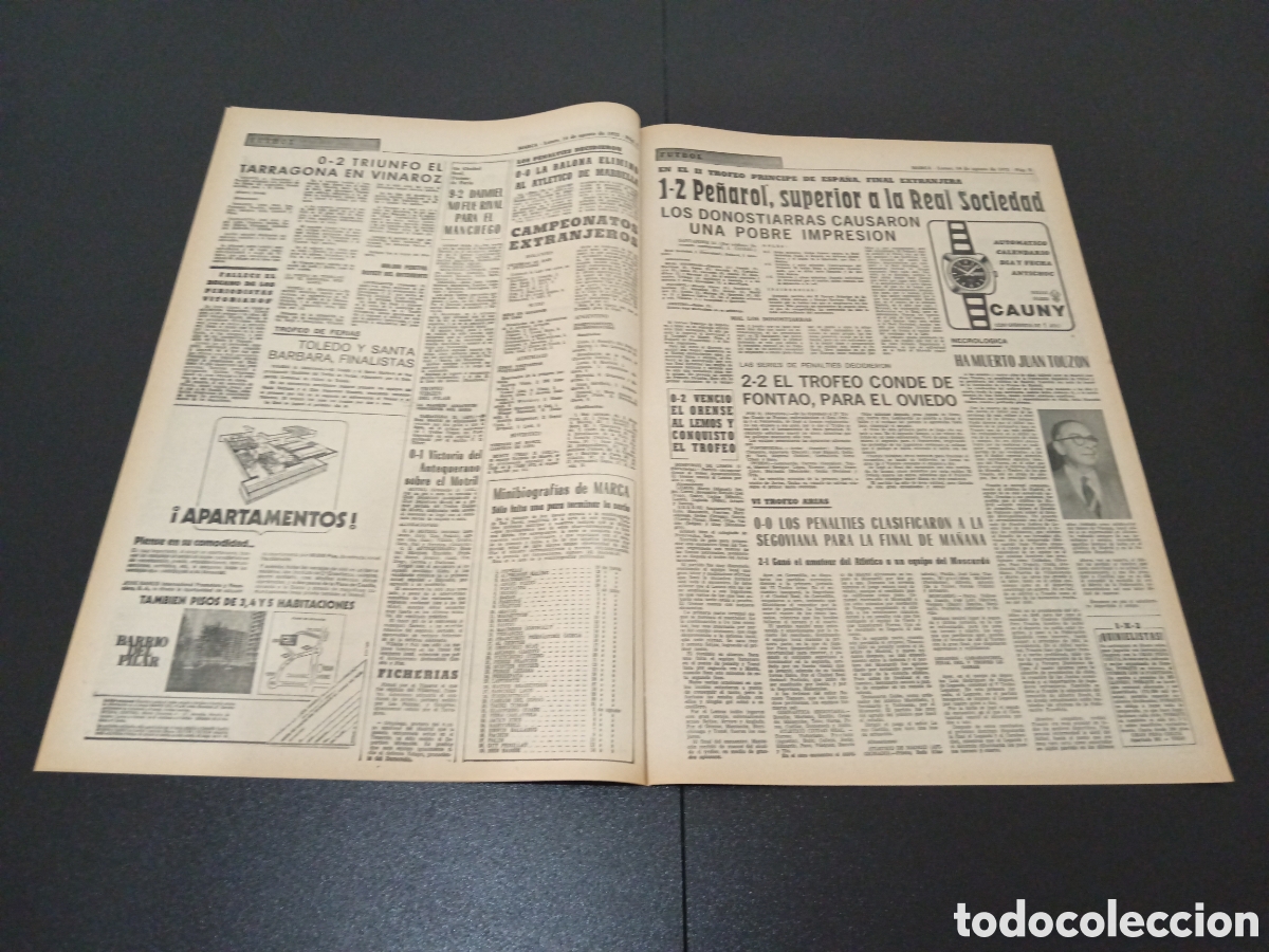 Coleccionismo deportivo: MARCA 14/08/1972 - Foto 3