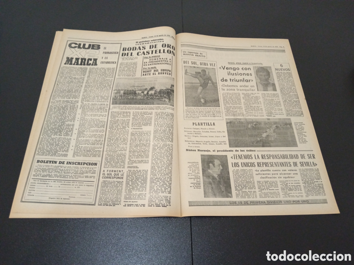Coleccionismo deportivo: MARCA 14/08/1972 - Foto 4