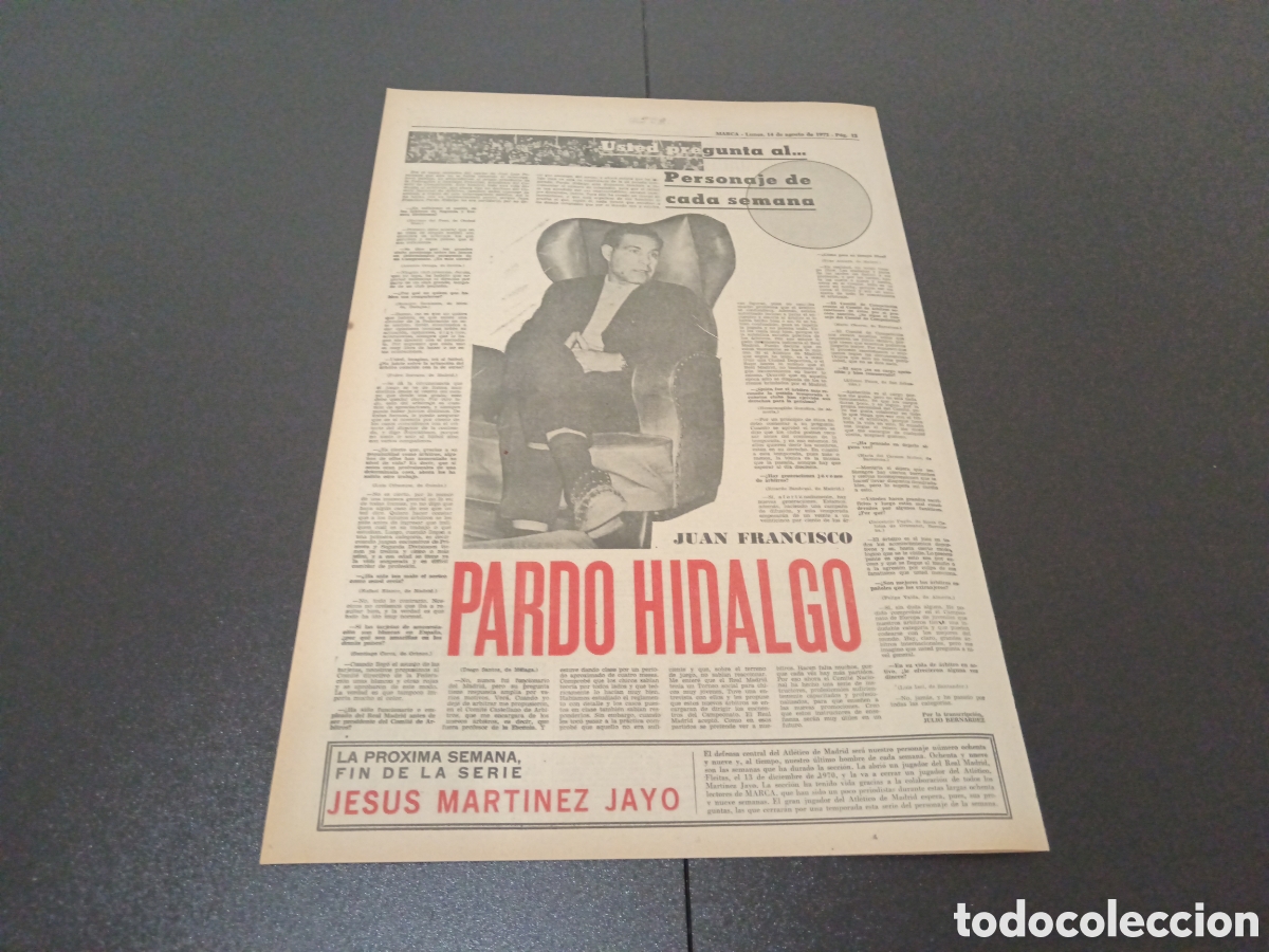 Coleccionismo deportivo: MARCA 14/08/1972 - Foto 6