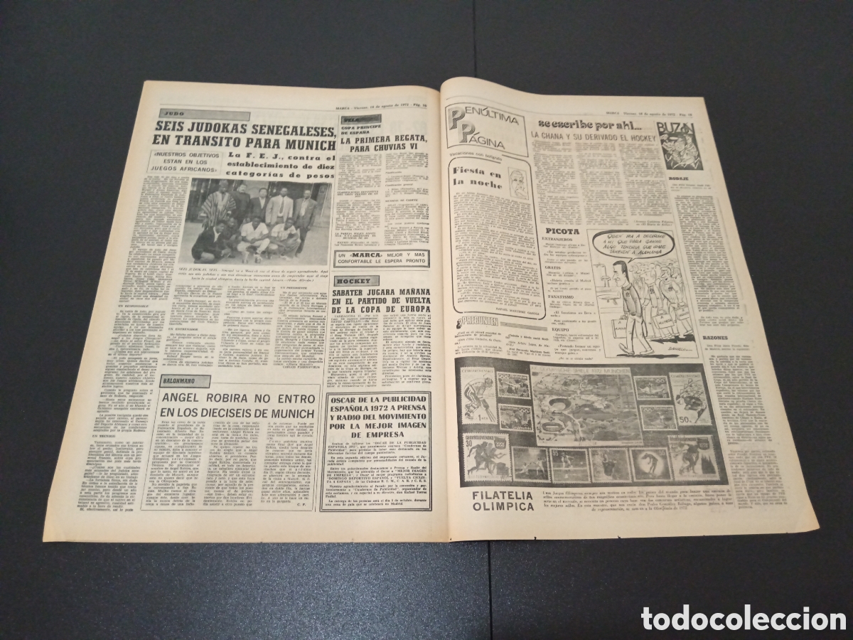 Coleccionismo deportivo: MARCA 18/08/1972 - Foto 4