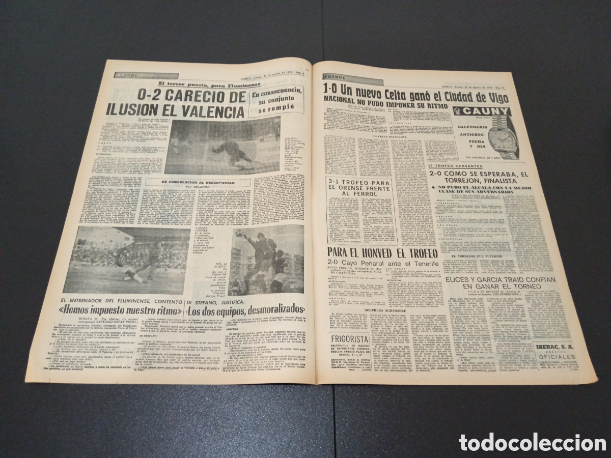 Coleccionismo deportivo: MARCA 21/08/1972 - Foto 3