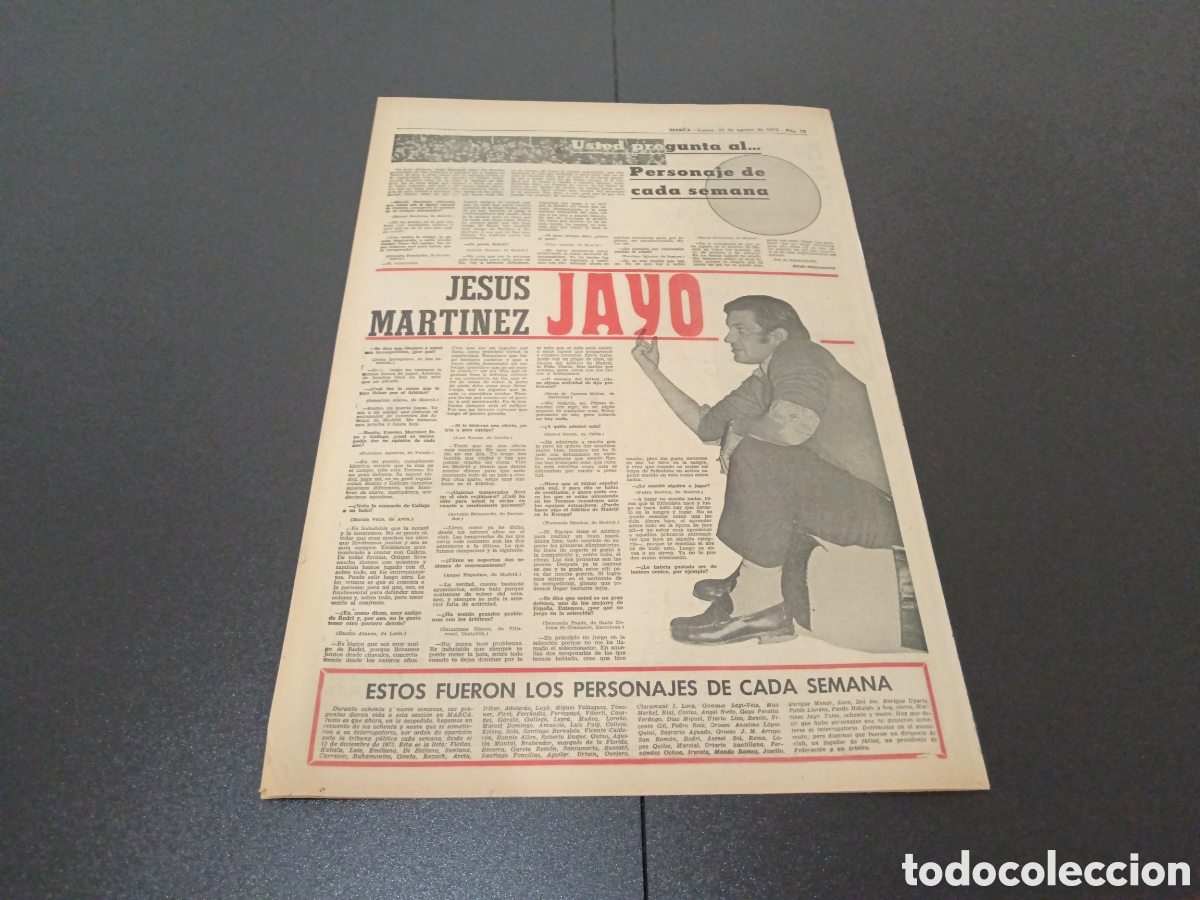 Coleccionismo deportivo: MARCA 21/08/1972 - Foto 5