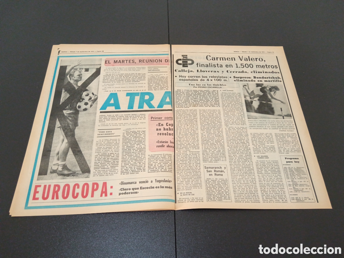 Coleccionismo deportivo: MARCA 07/09/1974 - Foto 4