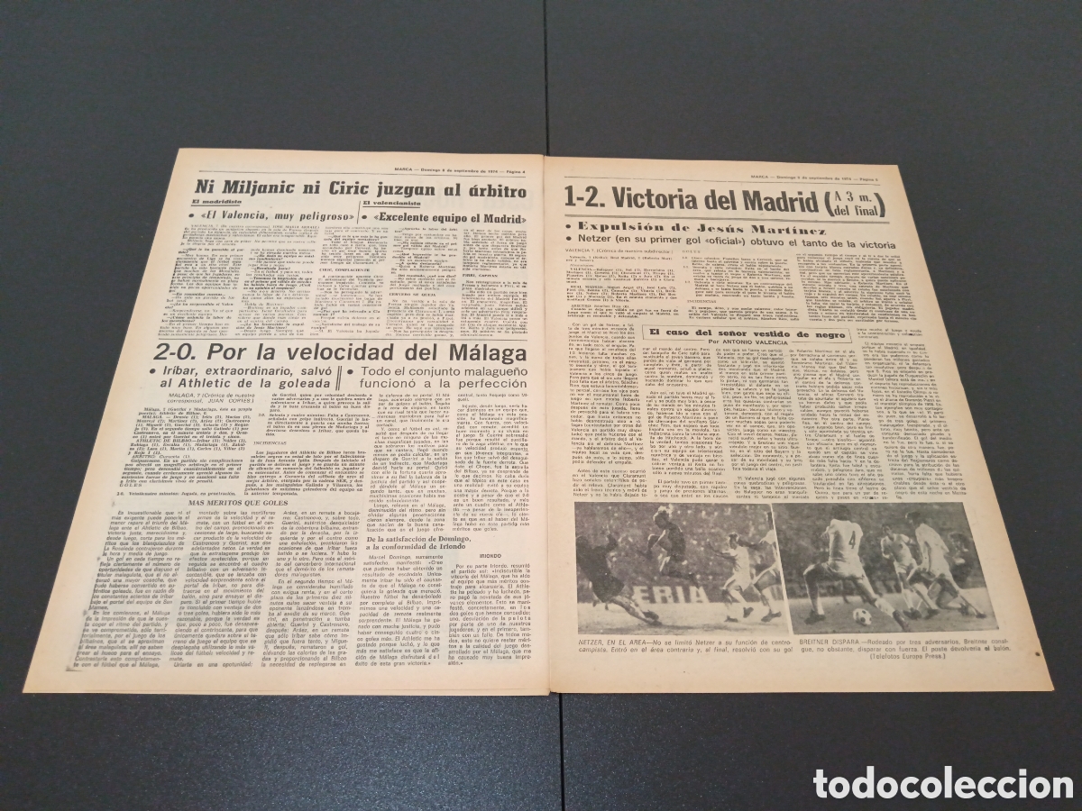 Coleccionismo deportivo: MARCA 08/09/1974 - Foto 3