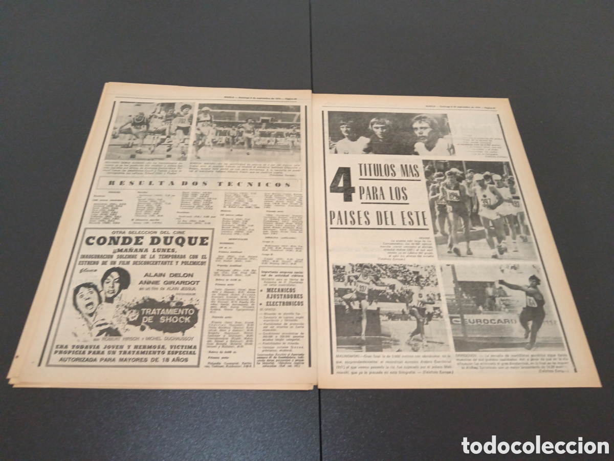 Coleccionismo deportivo: MARCA 08/09/1974 - Foto 8