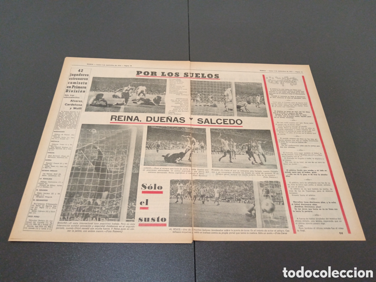 Coleccionismo deportivo: MARCA 09/09/1974 - Foto 10