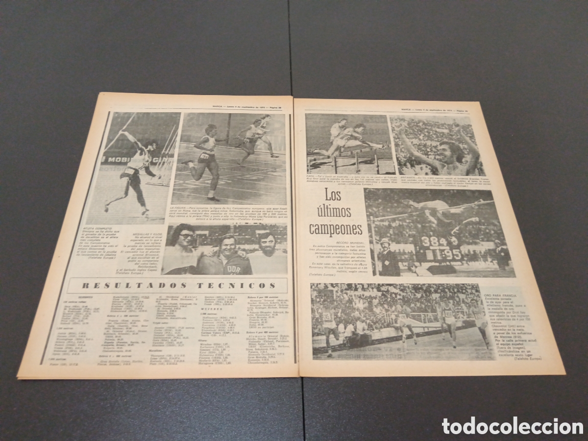 Coleccionismo deportivo: MARCA 09/09/1974 - Foto 12