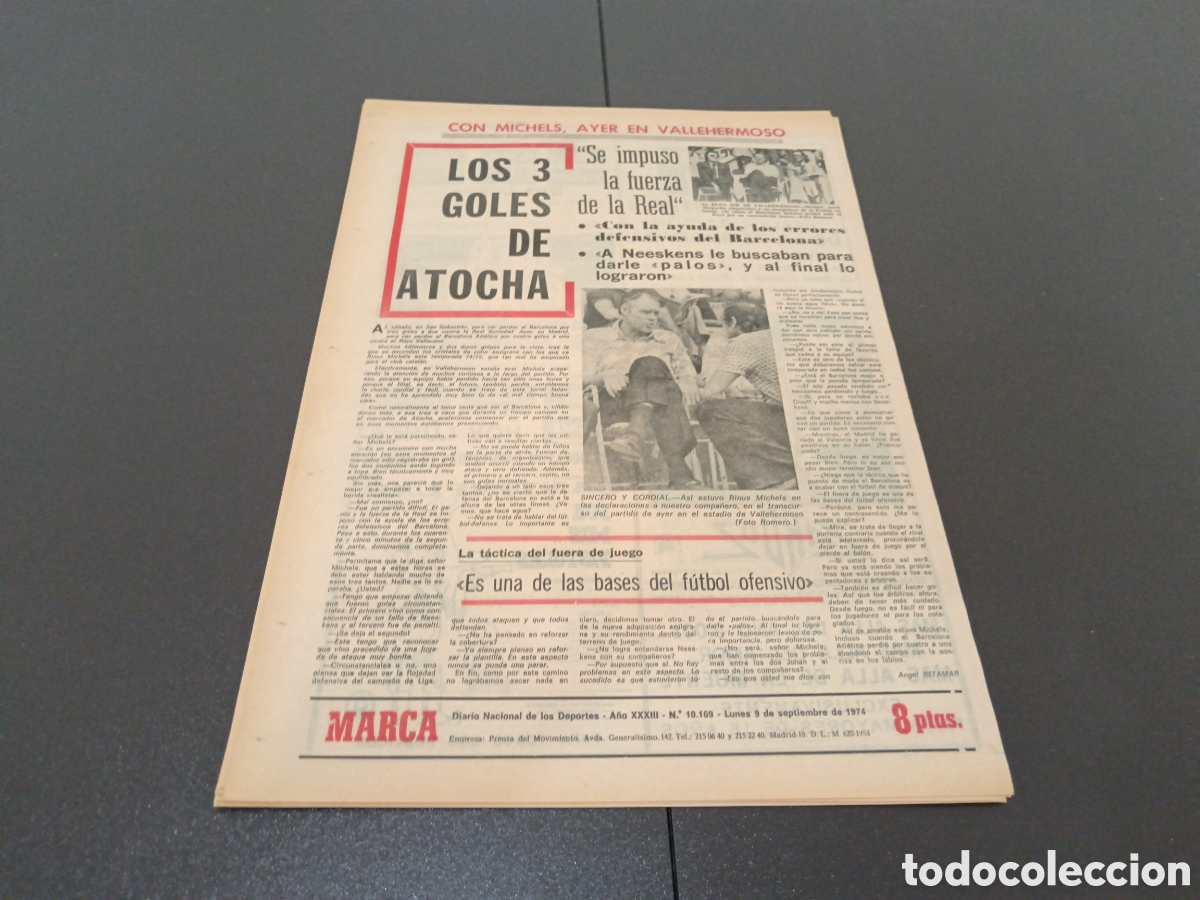 Coleccionismo deportivo: MARCA 09/09/1974 - Foto 16
