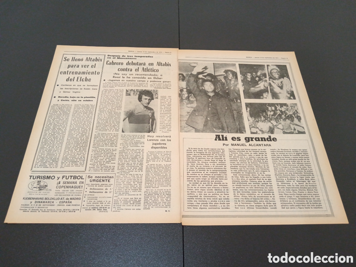 Coleccionismo deportivo: MARCA 12/09/1974 - Foto 3