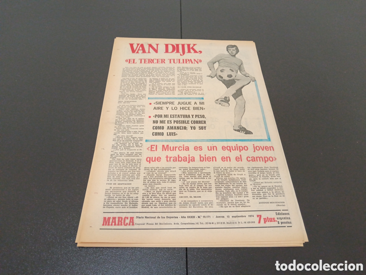 Coleccionismo deportivo: MARCA 12/09/1974 - Foto 8