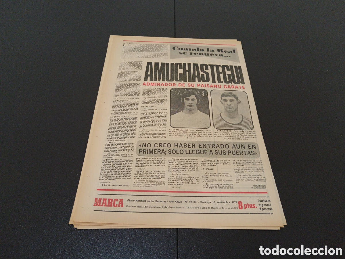 Coleccionismo deportivo: MARCA 15/09/1974 - Foto 9