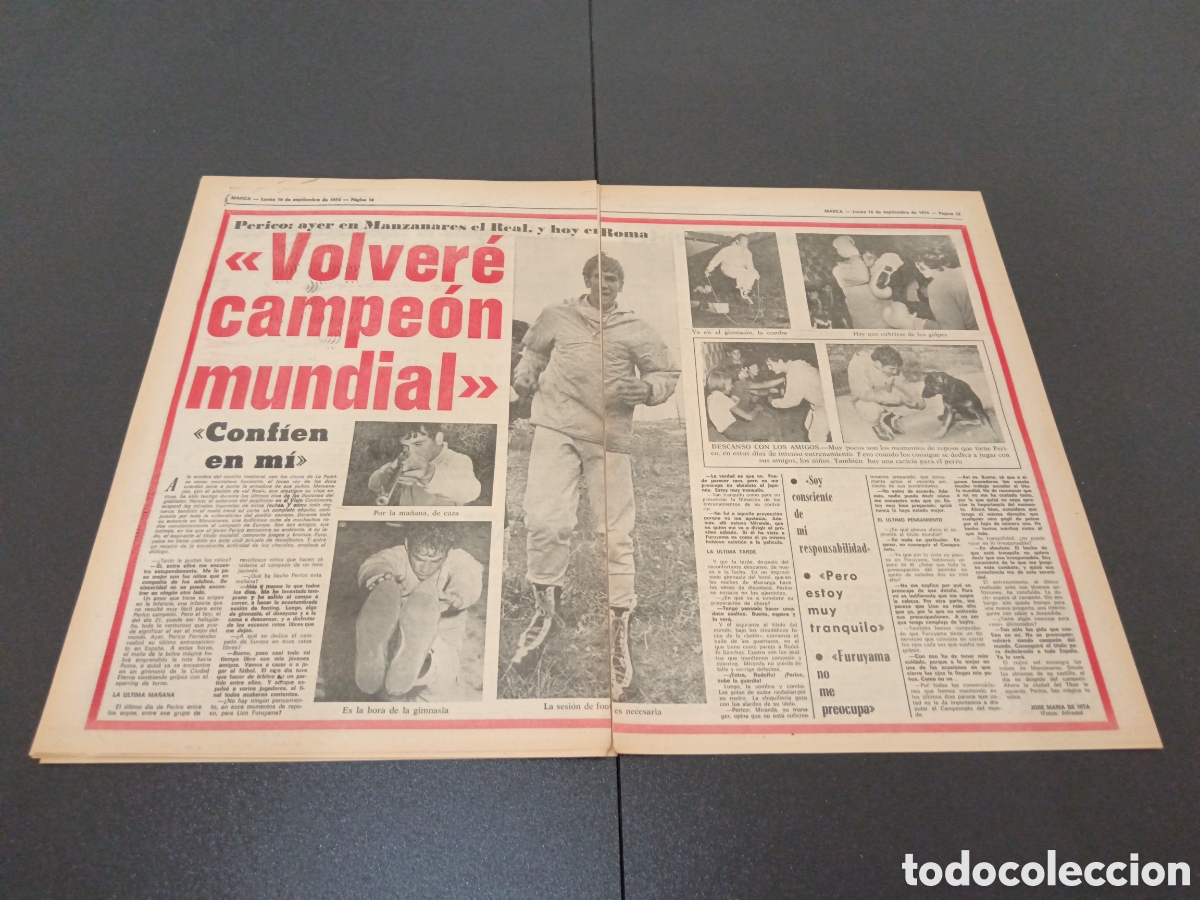 Coleccionismo deportivo: MARCA 16/09/1974 - Foto 10