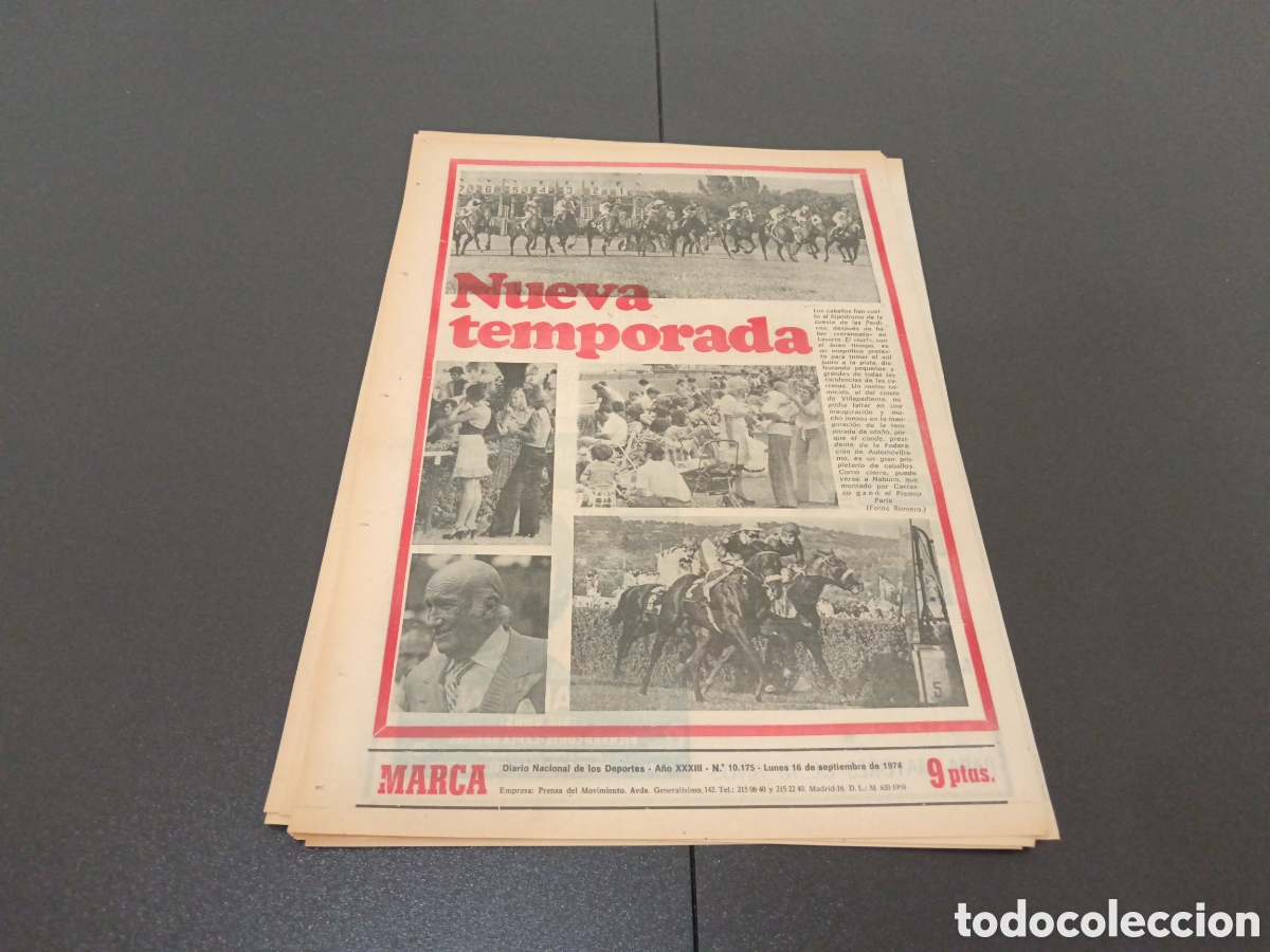 Coleccionismo deportivo: MARCA 16/09/1974 - Foto 13