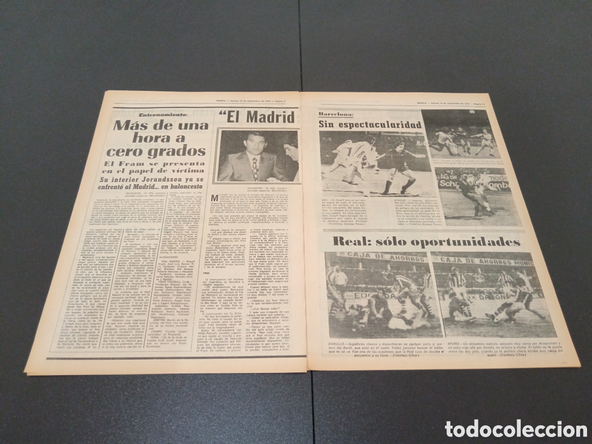 Coleccionismo deportivo: MARCA 19/09/1974 - Foto 4