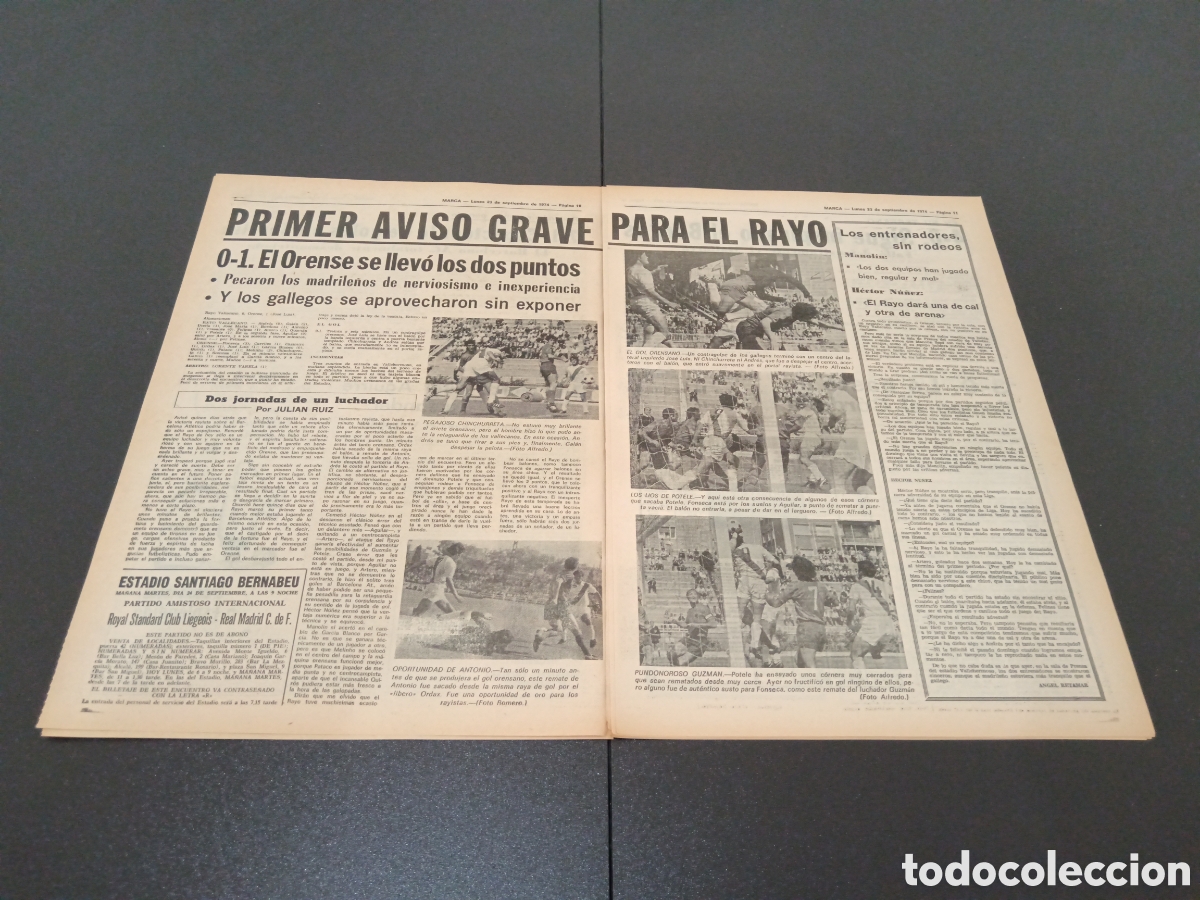 Coleccionismo deportivo: MARCA 23/09/1974 - Foto 4
