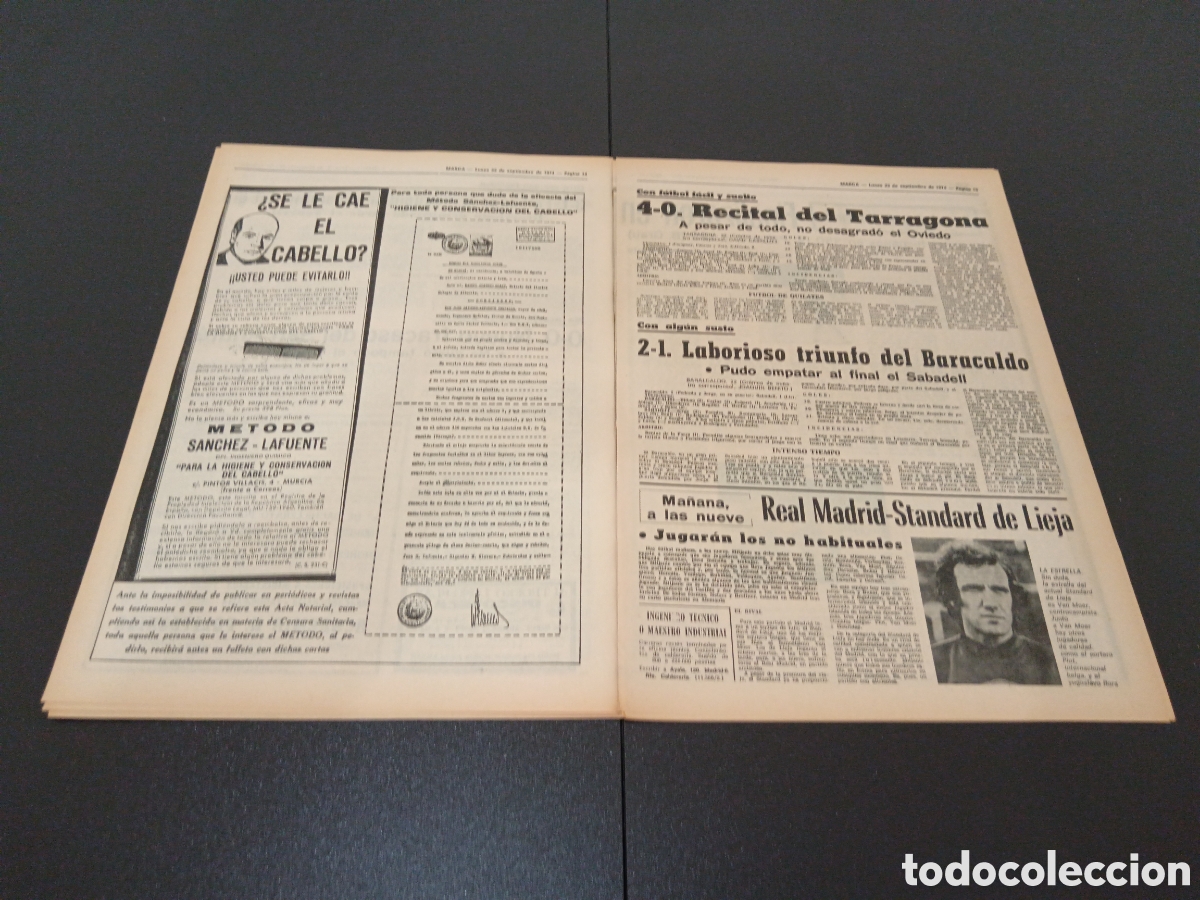 Coleccionismo deportivo: MARCA 23/09/1974 - Foto 6