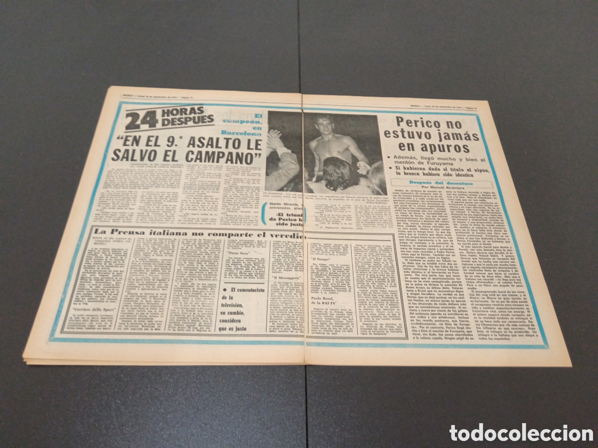 Coleccionismo deportivo: MARCA 23/09/1974 - Foto 8