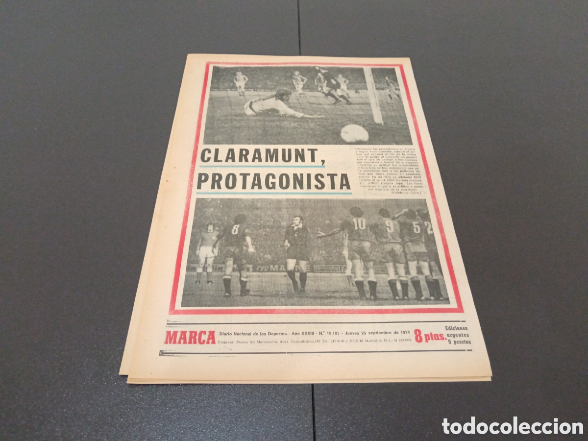 Coleccionismo deportivo: MARCA 26/09/1974 - Foto 6