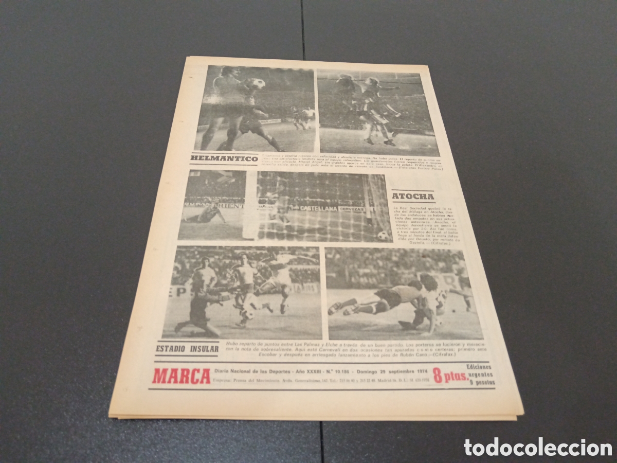 Coleccionismo deportivo: MARCA 29/09/1974 - Foto 7