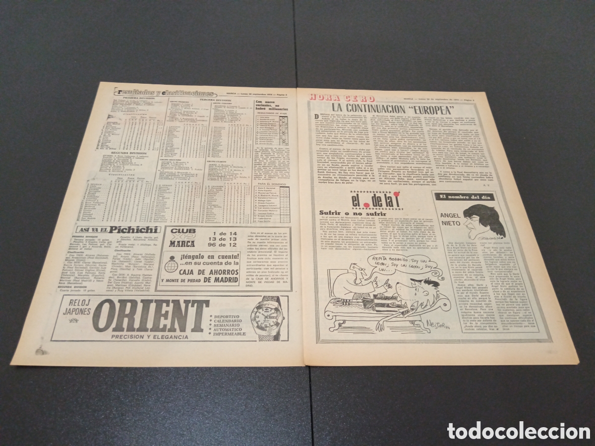 Coleccionismo deportivo: MARCA 30/09/1974 - Foto 2