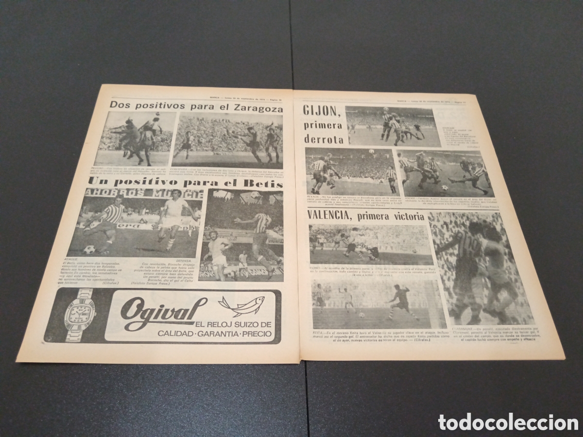 Coleccionismo deportivo: MARCA 30/09/1974 - Foto 6