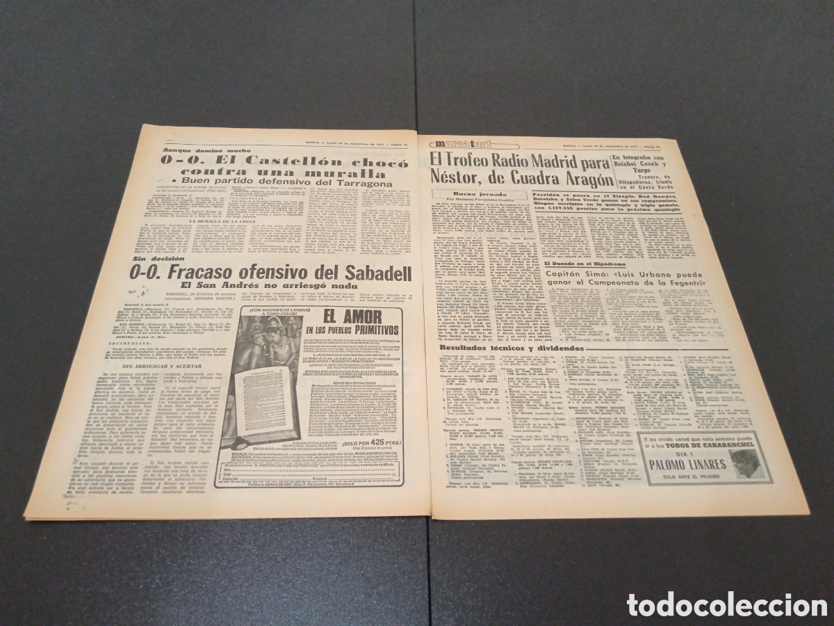 Coleccionismo deportivo: MARCA 30/09/1974 - Foto 8