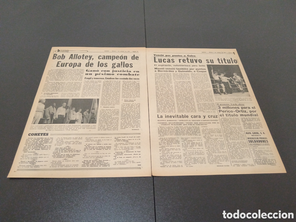 Coleccionismo deportivo: MARCA 05/10/1974 - Foto 3