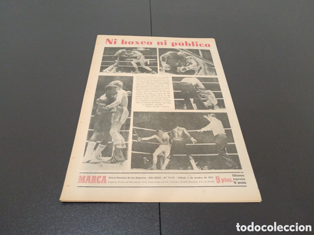 Coleccionismo deportivo: MARCA 05/10/1974 - Foto 5