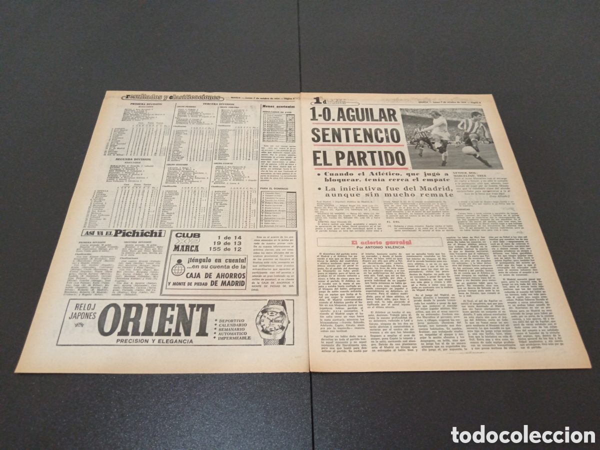 Coleccionismo deportivo: MARCA 07/10/1974 - Foto 2