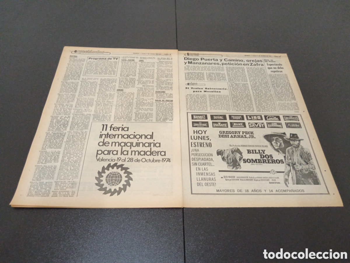 Coleccionismo deportivo: MARCA 07/10/1974 - Foto 16