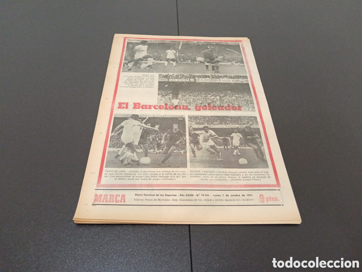 Coleccionismo deportivo: MARCA 07/10/1974 - Foto 17