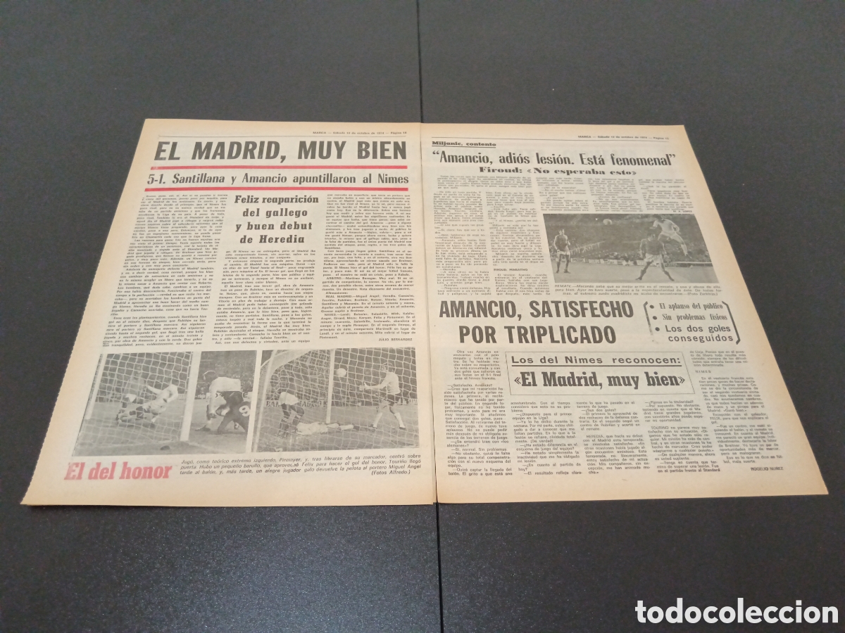 Coleccionismo deportivo: MARCA 12/10/1974 - Foto 3