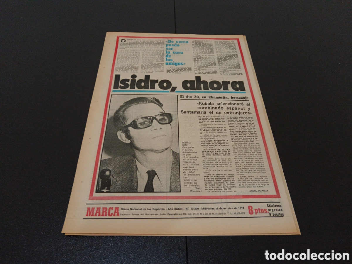 Coleccionismo deportivo: MARCA 16/10/1974 - Foto 4