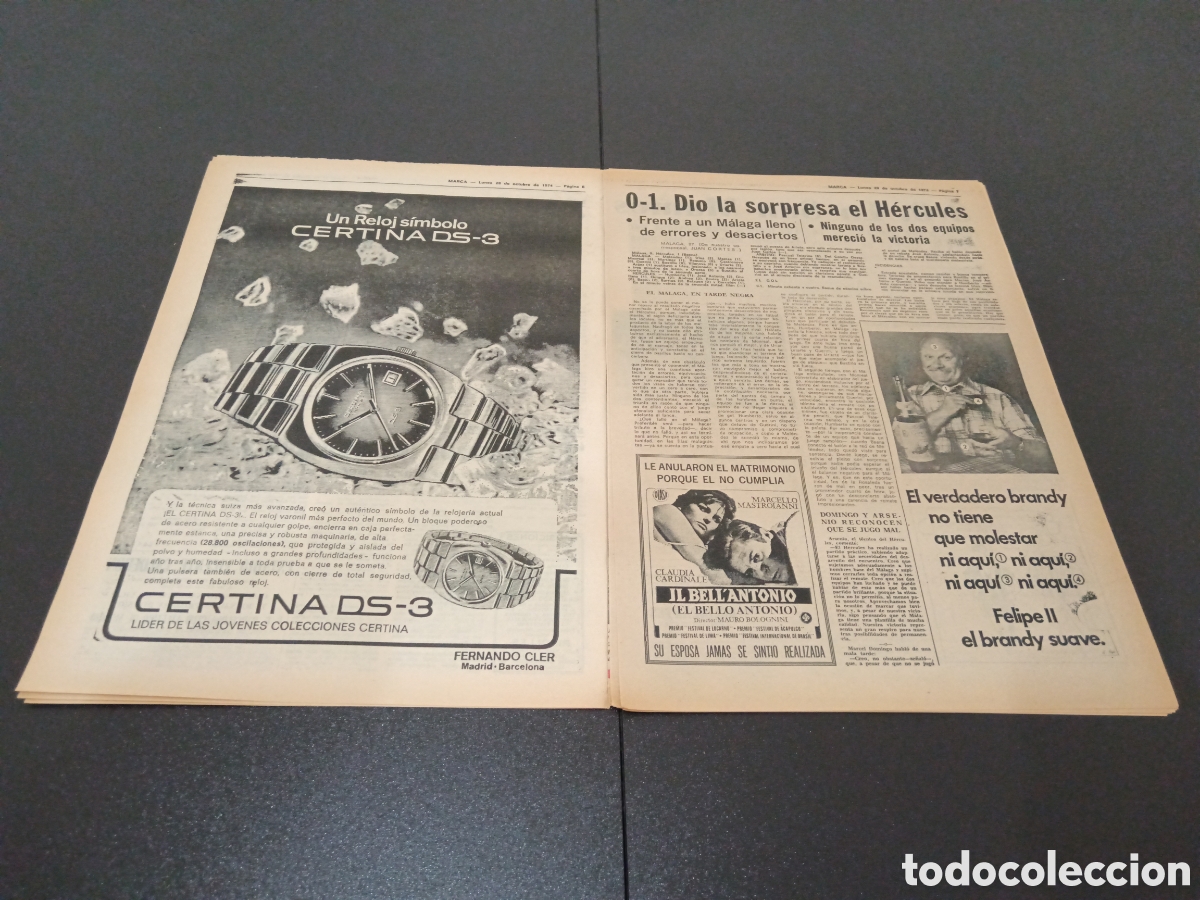 Coleccionismo deportivo: MARCA 28/10/1974 - Foto 4