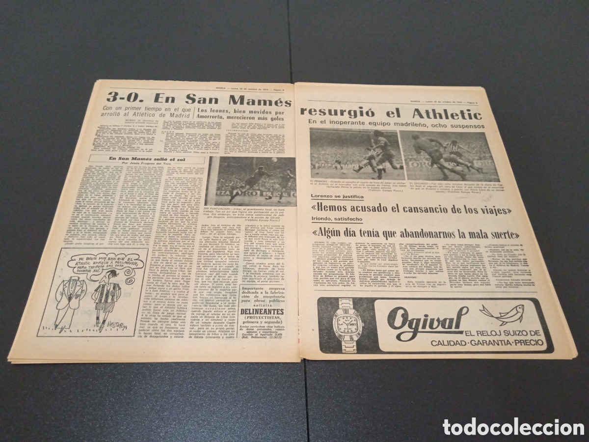 Coleccionismo deportivo: MARCA 28/10/1974 - Foto 5