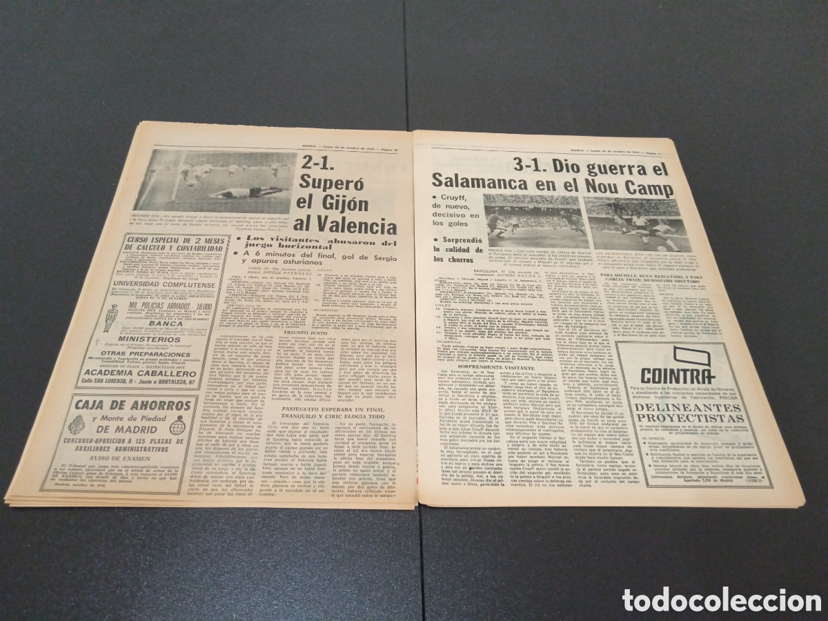 Coleccionismo deportivo: MARCA 28/10/1974 - Foto 6